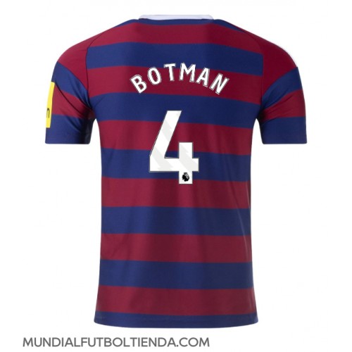 Camiseta Newcastle United Sven Botman #4 Segunda Equipación Replica 2024-25 mangas cortas
